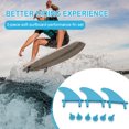 thumbnail image 3 of 3 uds aleta de Surf suave aleta de cola suave portátil ligera para tabla de surf Softboard FLhrweasw Nuevo, 3 of 9