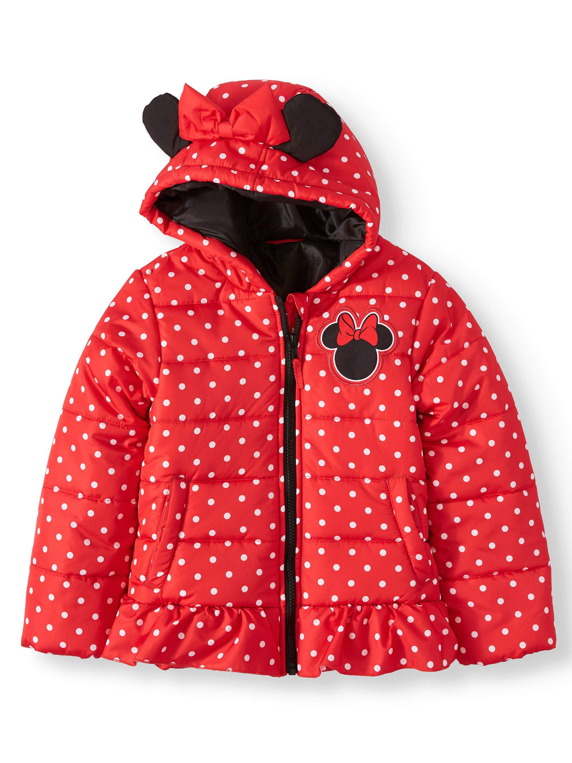 Disney Minnie Mouse Puffer Jacket Coat 