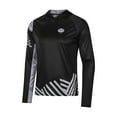 thumbnail image 1 of Men's UPF 50+ Sun Protection Hoodie Shirt Long Sleeve Outdoor UV Hiking Shirts Lightweight Running Tops Black S, 1 of 7