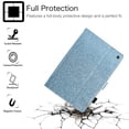 thumbnail image 3 of Kindle Fire HD 10 Case 2021, Fire HD 10 Plus Cover 11th Gen 2021, Allytech Flip PU Leather Shockproof Smart Shell with Pen Holder Card Pockets Cover for Fire HD 10.1" 11th Gen 2021, Blue, 3 of 7