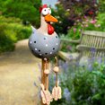 thumbnail image 4 of Wosthever Decoración de jardín, estaca de pollo, suelo, artesanía de resina, patio, césped, adorno de gallina Jardín y Patio 65212016A, 4 of 5