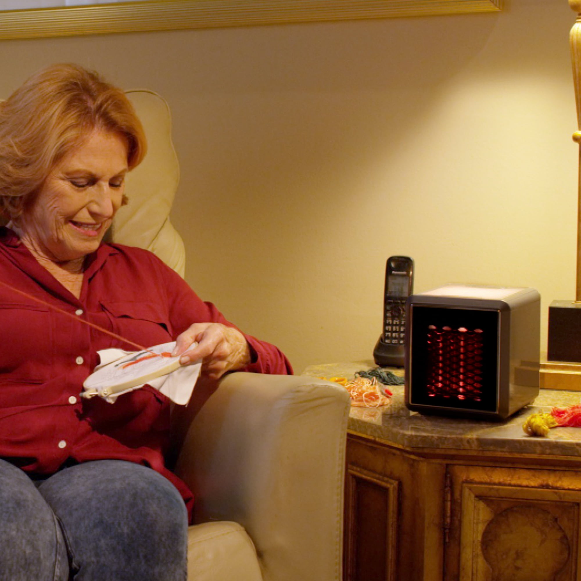 Handy Heater Pure Warmth Powerful Electric Ceramic Space Heater -  Walmart.com