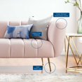 thumbnail image 3 of Modway Favour Channel Tufted Performance Velvet Sofa, Multiple Colors, 3 of 8