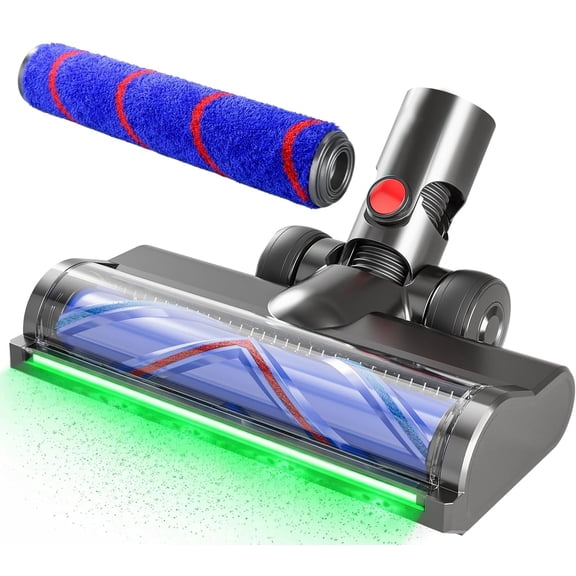 Vacuum Replacement Heads for V7/V8/V10/V11/V15,2 in 1 Vacuum Attachments,180 Degree Rotating Cleaning Blind Spot Dust for Thin Carpets,Hardwood Floors & Tiles