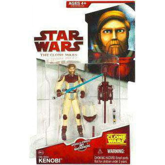 Star Wars Clone Wars 2009 Obi-Wan Kenobi Action Figure (Space Suit)