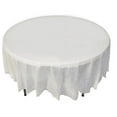 thumbnail image 1 of 5pcs 84" Round Disposable Plastic Tablecloth Parties 84 Inch Round Table Cover, 1 of 2