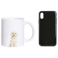thumbnail image 2 of Pet Portrait White Ceramic Mug - I Love Malteses, 2 of 4