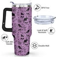 thumbnail image 3 of Halloween Ghosts Cup Gifts for Women Girls, Cute Spooky 40oz Tumbler with Handle and Straw, Holiday Stainless Steel Insulated Water Bottle (1 PC), 3 of 6