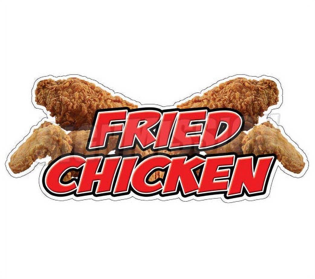 Food Truck Concession Sticker CHOOSE YOUR SIZE Fried Chicken Takeout DECAL 