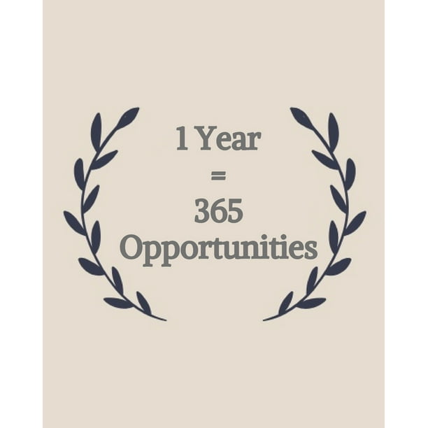 1 Year 365 Opportunities Planner Weekly Monthly And Daily Jan 1 To Dec 31 1 Year 365 Opportunities Planner Weekly Monthly And Daily Jan 1 To Dec 31