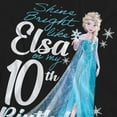 thumbnail image 3 of Frozen T-Shirt Adulte Lumineux comme Elsa 10e Anniversaire, 3 of 6
