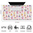 thumbnail image 5 of Long Mouse Pads for Desk,Colorful Princess Castle Pattern Desk Mats on Top Of Desks, Desk Mouse Pad Extra Large with 3mm Non-Slip Base and Stitched Edge for Gaming,Office,Work,Home 47.3"x23.6", 5 of 6