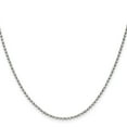 thumbnail image 2 of Stainless Steel Ball Beaded Chain Styles Necklace Chisel Antiqued 2 mm 30 inch, 2 of 4