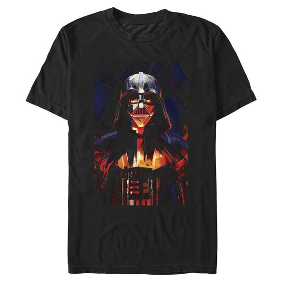 Mens Star Wars: Obi-Wan Kenobi Darth Vader Menacing Glow T Shirt