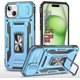thumbnail image 1 of Funda Sumao para iPhone 15 Plus con anilla, fina, de silicona líquida, de grado militar, a prueba de golpes, color azul marino, 1 of 8