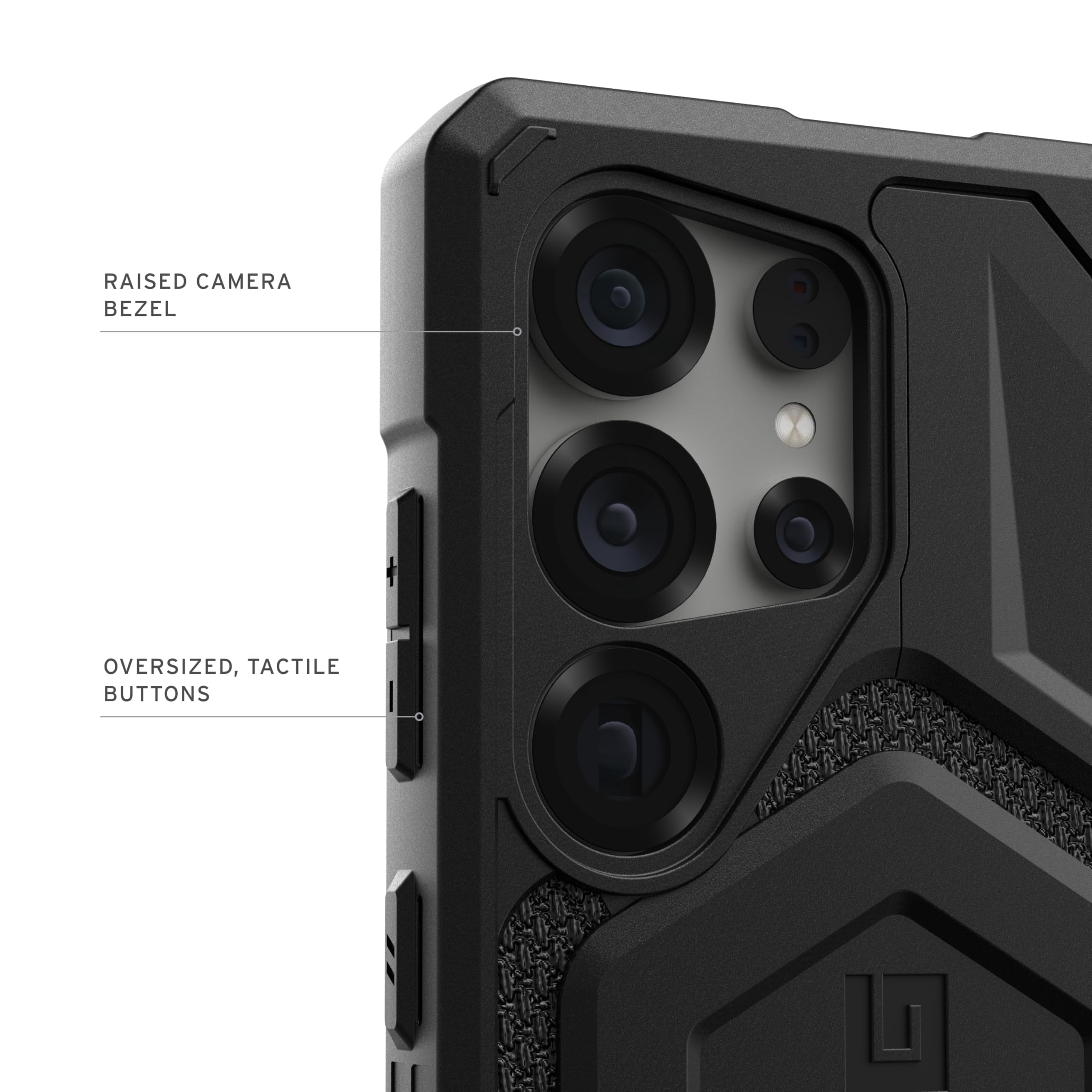UAG Samsung Galaxy S25 Ultra Case 6.8" Monarch Pro - Compatible with Magnetic Charging Premium Rugged Military Drop Tested Protective Cover, Kevlar Black