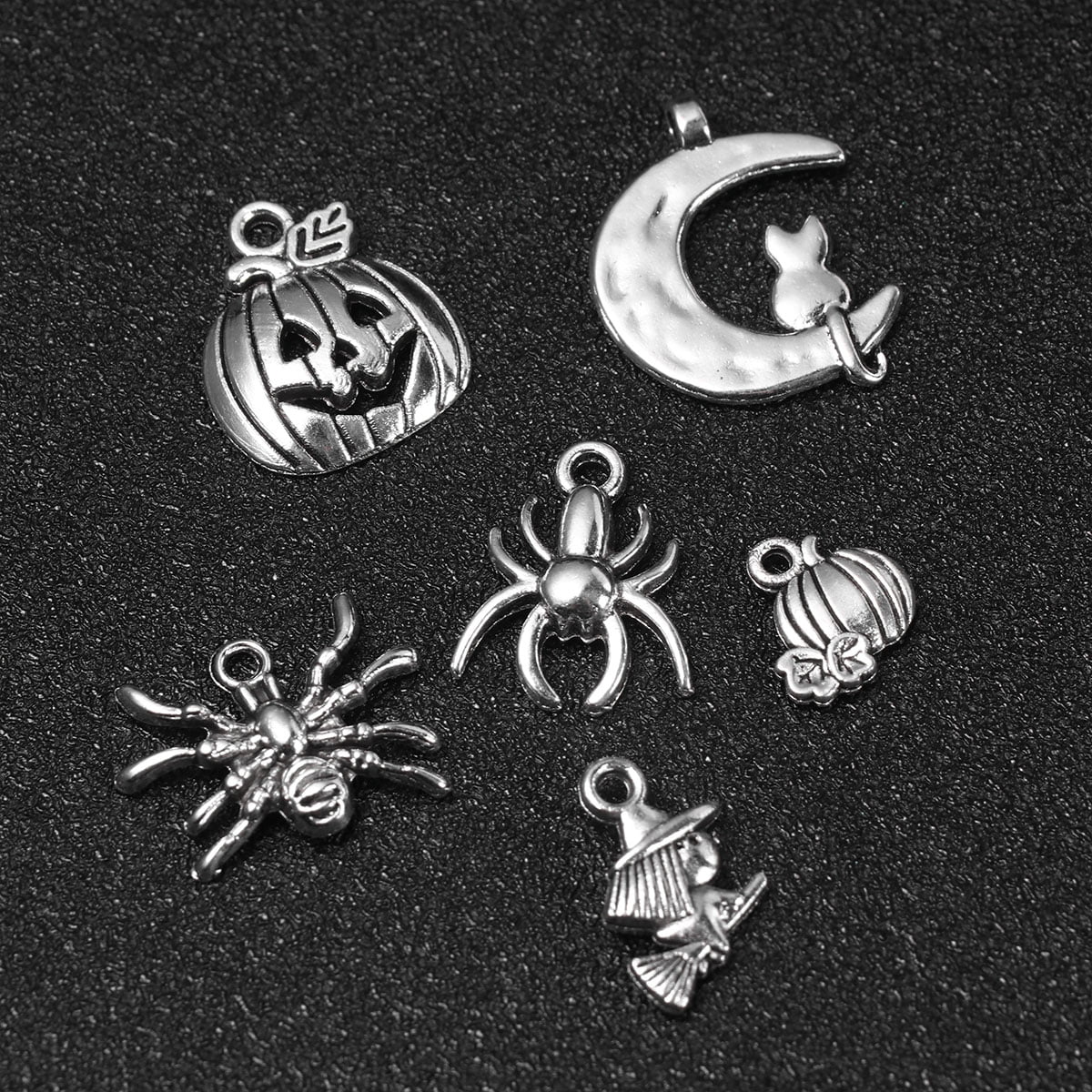 57pcs Spoof Alloy Funny DIY Halloween Jewelry Accessories Pendant