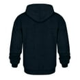 thumbnail image 5 of Mens Hoodies Casual Solid Color Plush Half-Zip Sweatshirt Hoody Fall Winter Vintage Clothes,Size M-3XL, 5 of 5