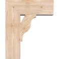 thumbnail image 3 of Ekena Millwork 5 1/2"W x 18"D x 22"H Funston Block Smooth Bracket, Douglas Fir, 3 of 25