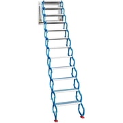 TECHTONGDA Folding Ladder Loft Stairs/Wall Mounted Folding Ladder Loft Stairs Attic for Folding Ladder Blue 47.2427.56in Loft Wall Ladder Stairs