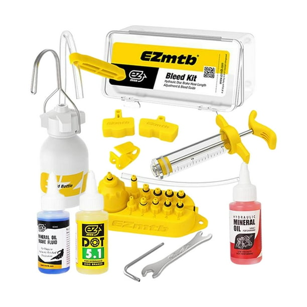 de purga de frenos de bicicletas freno de disco Mineral de aceite hidráulico para , herramientas de reparación de frenos de bicicletas Solo herramientas Zulema Sistema de aceite de freno de bicicleta