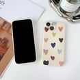 thumbnail image 6 of for iPhone 15 Plus for Women Girls Cute Design Soft Silicone Camera Protection Protective Lovely Heart Phone Case for iPhone 15 Plus, 6 of 8