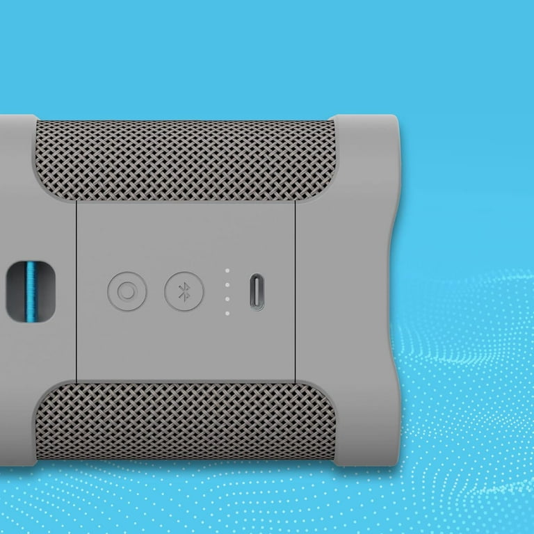 Skullcandy Terrain Mini Wireless Bluetooth Speaker - IPX7 Waterproof Portable with Dual Custom Passive Radiators, 14 Hours Battery, Nylon Wristband and Real Stereo