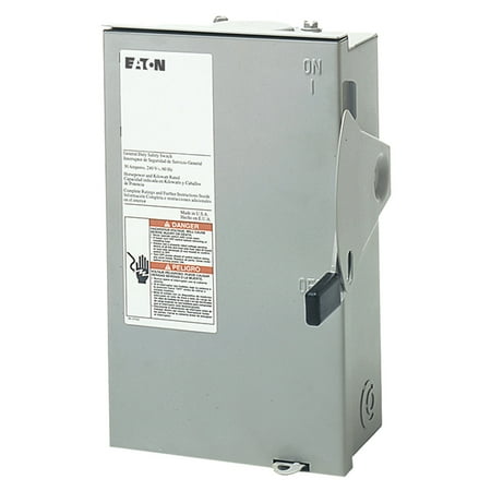 Diversitech DG321NRB-W 30A fusible, 240VAC rated, three-phase disconnect switch, UL listed