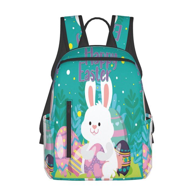 Easygdp Happy easter para Easygdp Yak - Mochila Casual Ligera y Resistente para Viaje y Senderismo para Hombres y Mujeres
