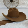 thumbnail image 3 of Stetson Red Rocks 3X Cognac Felt Cowboy Hat, 3 of 7