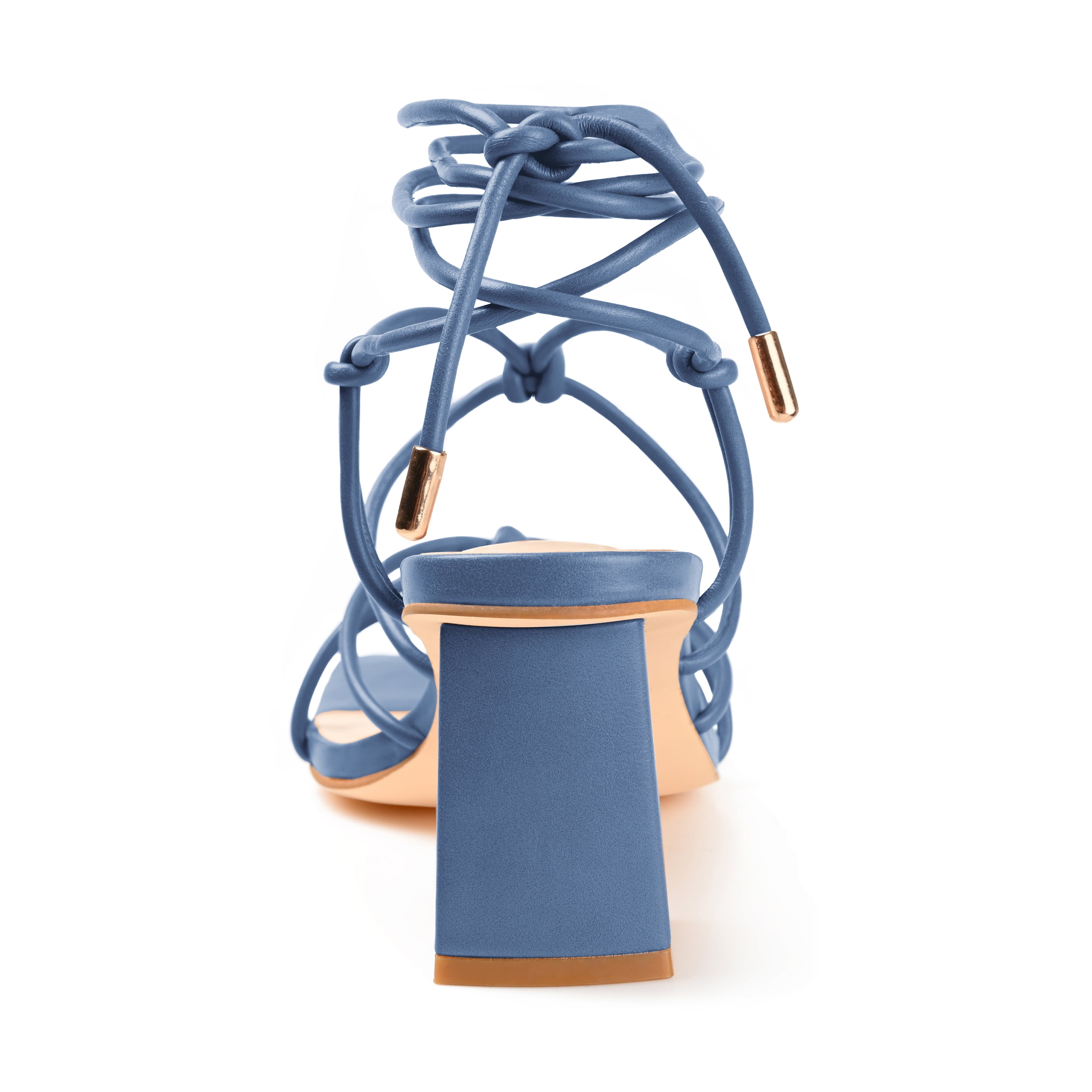 Journee Womens Harpr Open Square Toe Block Heel Dress Sandals