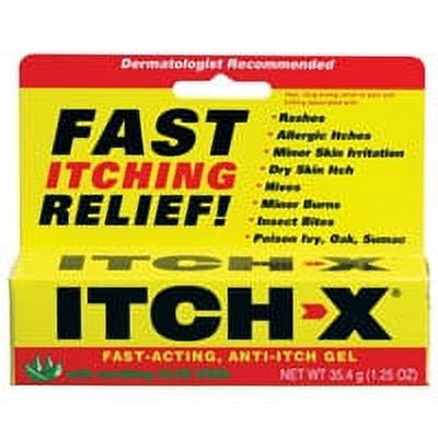 Itch-X Dual Acting Anti-Itch Gel With Aloe Vera - 1.25 Oz