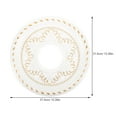 thumbnail image 4 of HEALEEP 4Set Traditional Ceiling Medallion Enhance Room Design PVC PU Aging Resistance for Business Owners, 4 of 8
