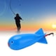 thumbnail image 5 of Cebo bomba para pesca eficiente, soporte para señuelos azules y herramienta de anidación, flotador alimentador de carpas grande, 5 of 8