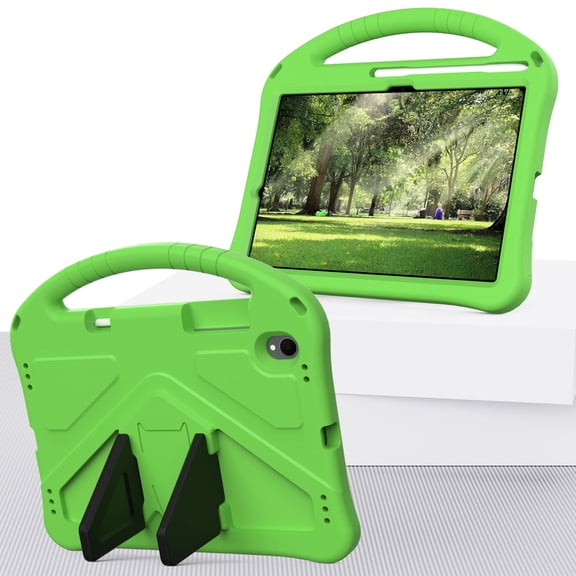 DWaybox Kids-Proof Case for Samsung Galaxy Tab S11 SM-X730/X736B 11.0" 2025 Model - Lightweight EVA Shockproof Cover with Handle Stand & Anti-Drop Protective Shell -Green
