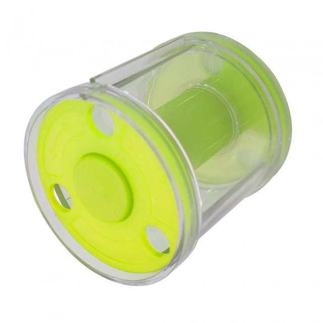 DYNWAVECA Organiseur de Ruban de Gymnastique Rythmique Compact pour Pratique Compétition Intérieure Vert Fluorescent