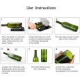 thumbnail image 3 of Cortador de botellas, herramienta de corte de cortador de botellas de vidrio, cortador de escultura de vidrio de cerveza cuadrado y redondo para máquina cortadora de vidrio de bricolaje Sopo, 3 of 5