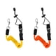 thumbnail image 1 of Correa de seguridad para caña de pescar, 2 piezas, Kayak, barco, remo Amarillo naranja, 1 of 9