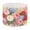 Color 1, variant on Drum Lamp Shade Bees Floral Honeycomb Vintage Style Lampshade for Table Lamps Floor Lamps Pendant Light 13"x13"x10" Replacement Linen Large Lamp Shade Easy Assembly