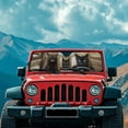 thumbnail image 3 of Uorisanigo Upgrade Windshield Sun Shade for Wrangler, Compass, Gladiator & Renegade, Foldable Funny Black Cat Print Windshield Sun Visor Front Window Sunshade Blocks UV Rays, 3 of 7