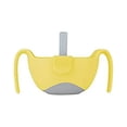 thumbnail image 1 of 3 in 1 Bowl with Lid and Straw & Snack Insert | 6 Months + | Color: Lemon Sherbe, 1 of 5
