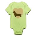 thumbnail image 1 of CafePress - Dachshund Heart Infant Bodysuit - Baby Light Bodysuit, 1 of 1