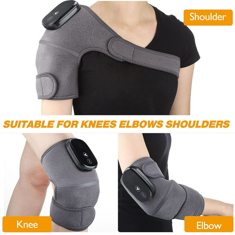 Electric Heating Therapy Knee Massager Shoulder Physiotherapy Leg Arthritis  Elbow Joint Pain Relief Warm Knee Pad Brace Massage