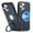 Blue, variant on Dteck Magnetic for iPhone 16 Pro Leather Case with Invisible Stand, Compatible with MagSafe, Slim Kickstand Phone Cover for iPhone 16 Pro,Black