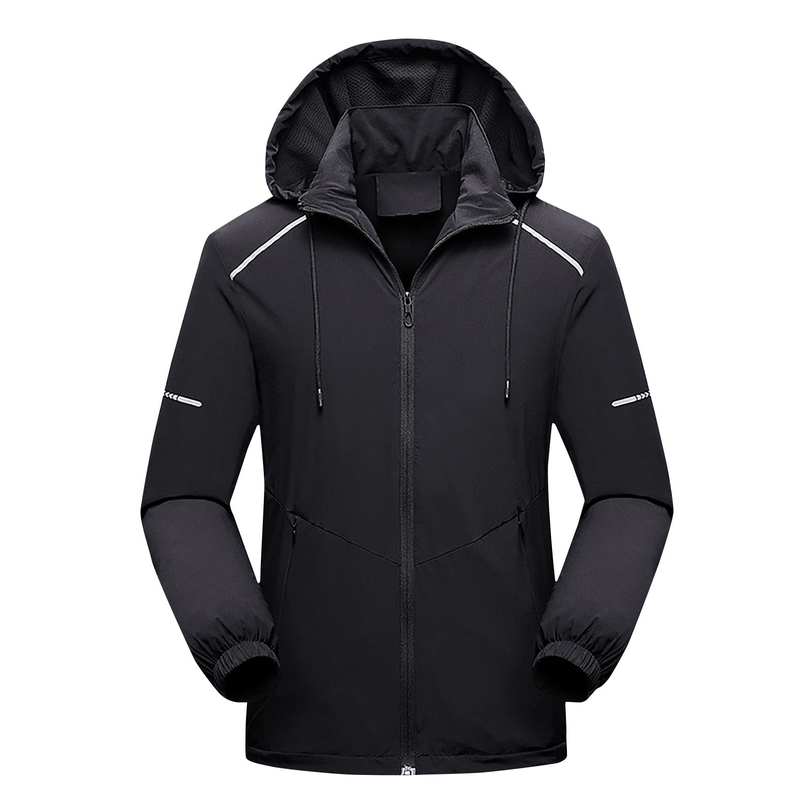 Mefallenssiah Men Coats Fashion Men S Detachable Cap Dirt Proof Wind Proof Tear Resistant Zipper Casual Warm Jacket