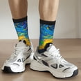 thumbnail image 6 of Disketp Abstract Starry Sky Unisex Crew Socks Lightweight Breathable Ventilation Ankle Socks, Mid-calf socks for Daily, 6 of 6