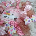 thumbnail image 3 of Conversation Heart Valentine's Day Wreath - Valentines Loads of Love Decoration - Floral Decor - Rose Gold Pink White, 3 of 5
