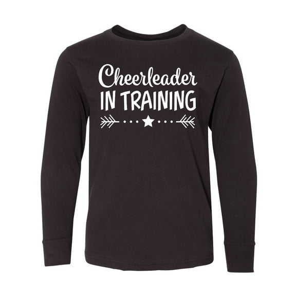 Inktastic Cheerleader in Training Long Sleeve Youth T-Shirt