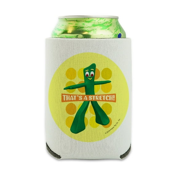 Yoga Gumby That's a Stretch Can Cooler - Drink Sleeve Hugger Collapsible Insulator - Beverage Insulated Holder