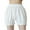 White, variant on Women's Plus Size Breathable Anti Chafe Shorts For Layering Tailored Skin friendly Women's Fitness Pants